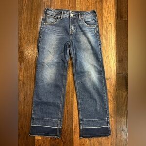 Silver Izzy Wide Leg Crop Jeans- size 27